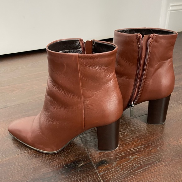 Aquatalia women’s 8.5 Florita whiskey brown leather boots - Picture 3 of 6